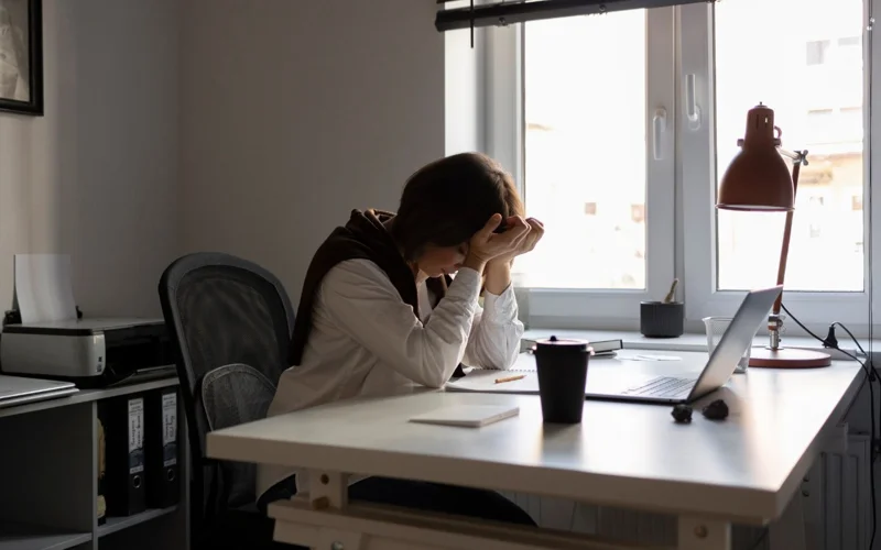 выгорание, офис, работа
