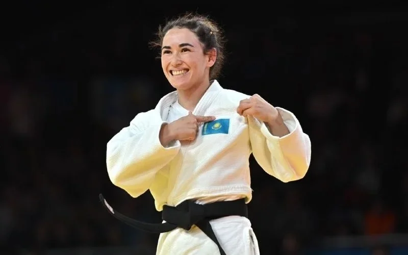 Kazakhstani judoka Abiba Abuzhakynova moves up to 2nd spot in world ranking