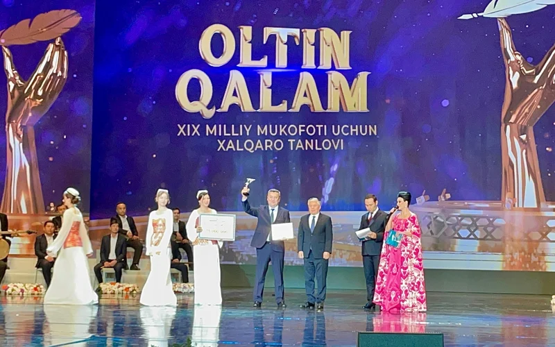Корреспондент Kazinform стал лауреатом премии «Золотое перо Узбекистана»