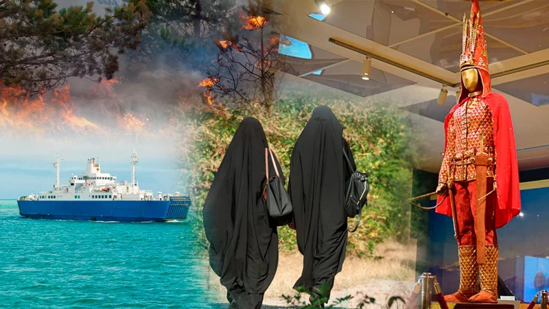 Әлемдік БАҚ-тағы Қазақстан: Жаңа «Алтын адам», ниқабқа тыйым және паромдық рейстер