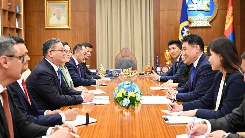 哈蒙加强务实合作：蒙古国总统会见哈萨克斯外交部长 