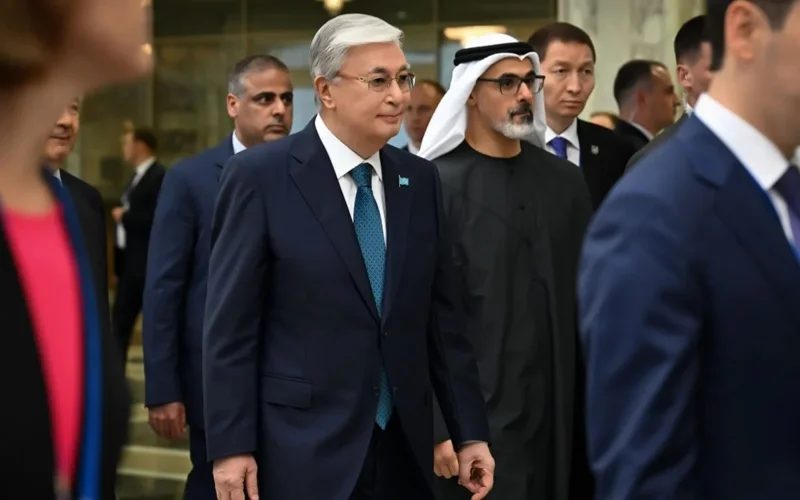 Kazakh President meets with Crown Prince of Abu Dhabi in Minsk