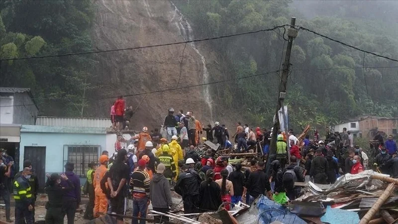 Колумбиядағы көшкін салдарынан қаза тапқандар саны 22 адамға жетті