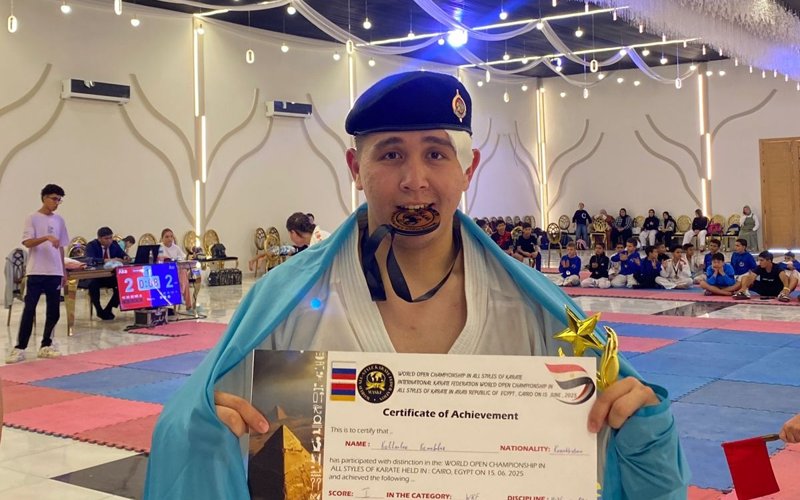 Қызылордалық полицей каратэден әлем чемпионы атанды Қызылордалық полицей каратэден әлем чемпионы атанды