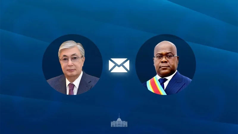 Tokayev extends Independence Day greetings to President of Democratic Republic of Congo