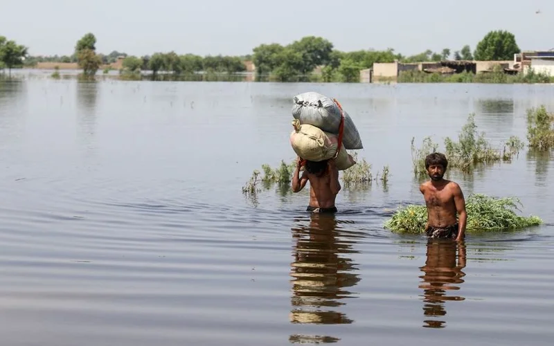 Days of heavy Pakistan rains, floods kill 46, including 13 from one family