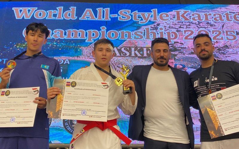 Қызылордалық полицей каратэден әлем чемпионы атанды Қызылордалық полицей каратэден әлем чемпионы атанды