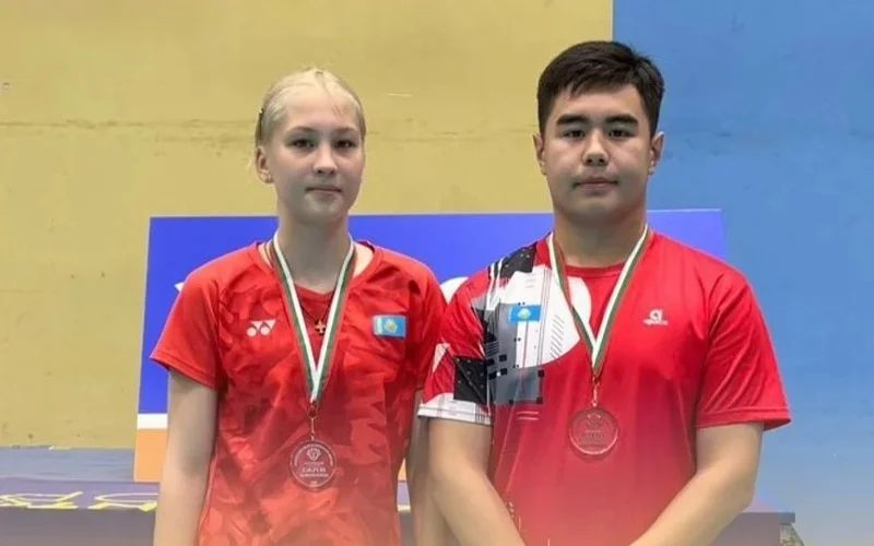 Kazakhstani junior badminton players bag 2 bronze medals at tournament in Bulgaria