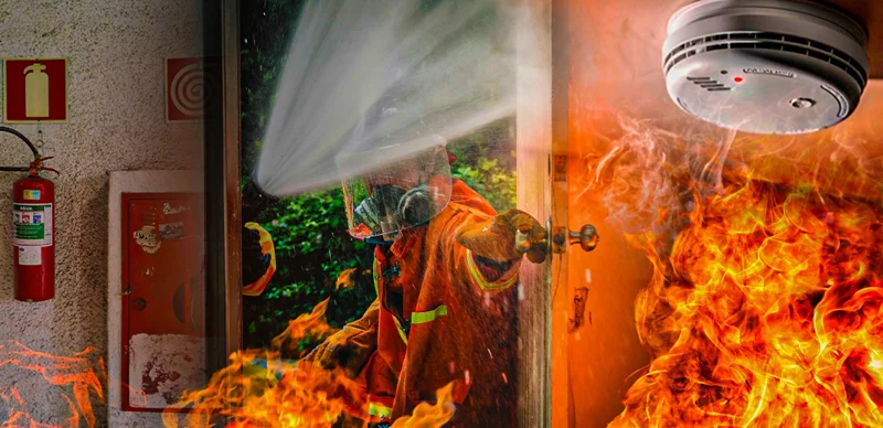 Пожар в многоэтажках