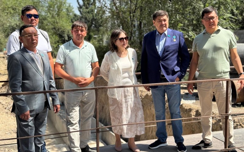 Мажилисмены проконтролировали реконструкцию городской тепломагистрали в Таразе Мажилисмены проконтролировали реконструкцию городской тепломагистрали в Таразе