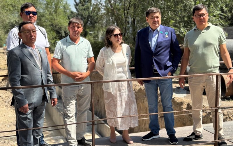 Таразда жылу желілерін қайта жаңарту жұмыстары жалғасып жатыр