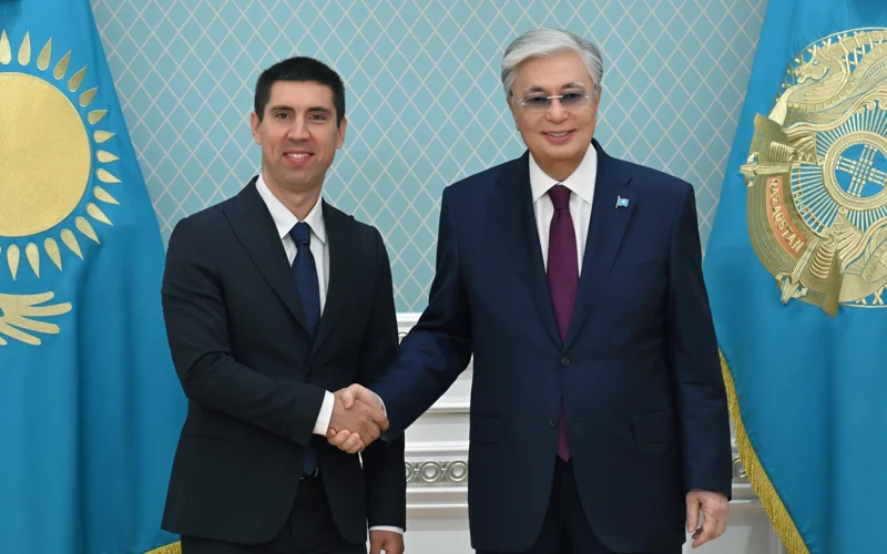 President Tokayev meets with Moldovan FM Mihai Popșoi