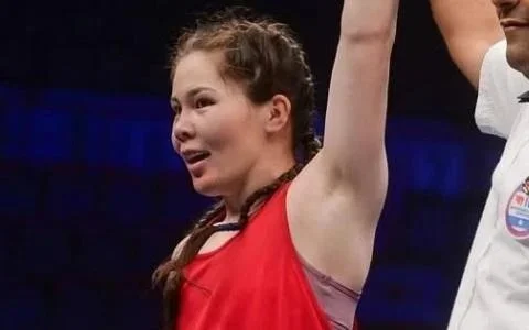 Kazakhstan’s Aidana Zabynbekova advances to semis at World Boxing Cup in Astana