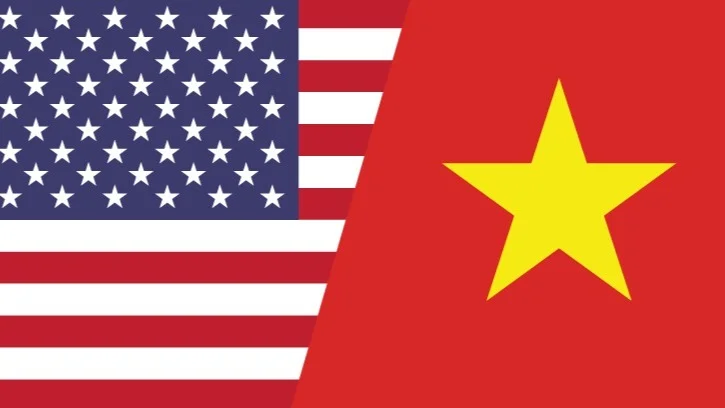 США  Вьетнам флаги