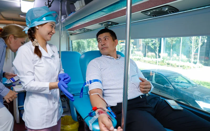 Сотрудники ТРК Президента традиционно стали донорами крови