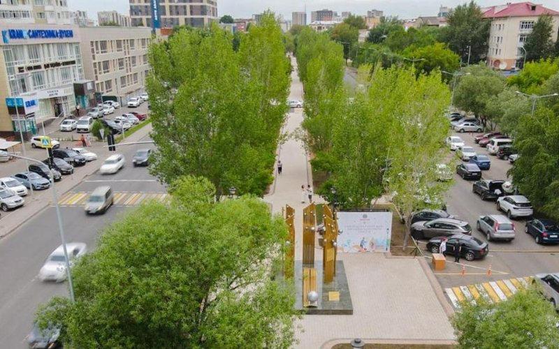 Сквер коммунальщиков появился в Астане Сквер коммунальщиков появился в Астане
