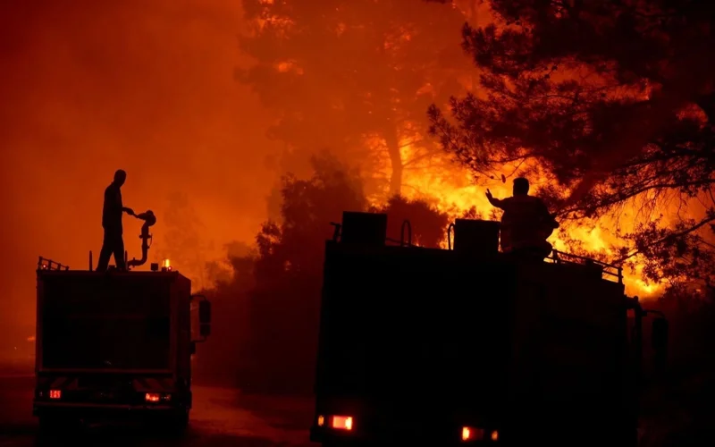 пожар Турция