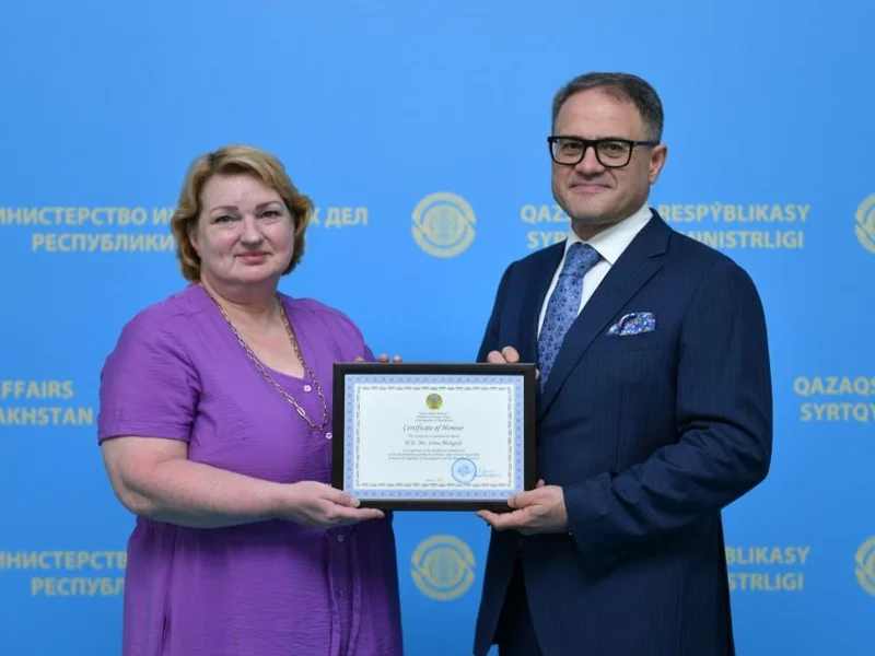 Latvian Ambassador concludes her tenure in Kazakhstan