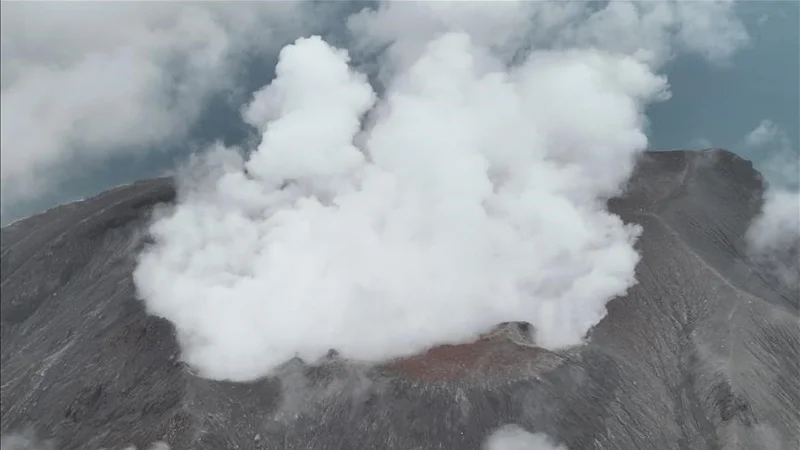 Indonesia’s Mount Dukono erupts again, spewing ash 1,100 meters high