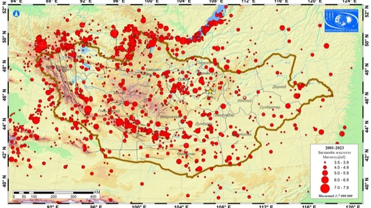 Mongolia records 24 moderate earthquakes in first half of 2025
