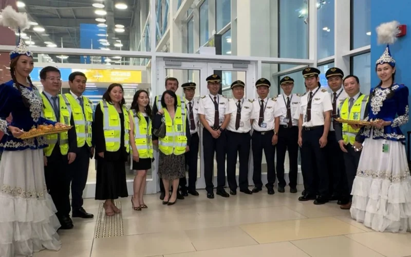 Новая международная авиакомпания запустила рейсы в Казахстан