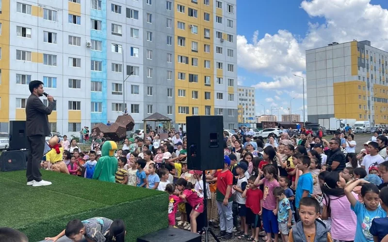 Праздничные концерты проходят  в жилых массивах Астаны