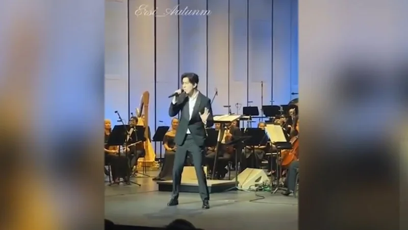 Димаш Кудайберген выступил в столице Вьетнама
