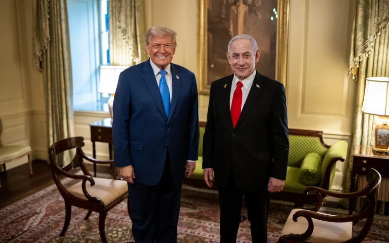 U.S. President Donald Trump and Israeli Prime Minister Benjamin Netanyahu