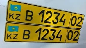 Полиция Алматы призывает иностранные фирмы заменить номера авто