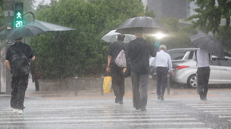 Heavy rain floods parts of Seoul after record heat