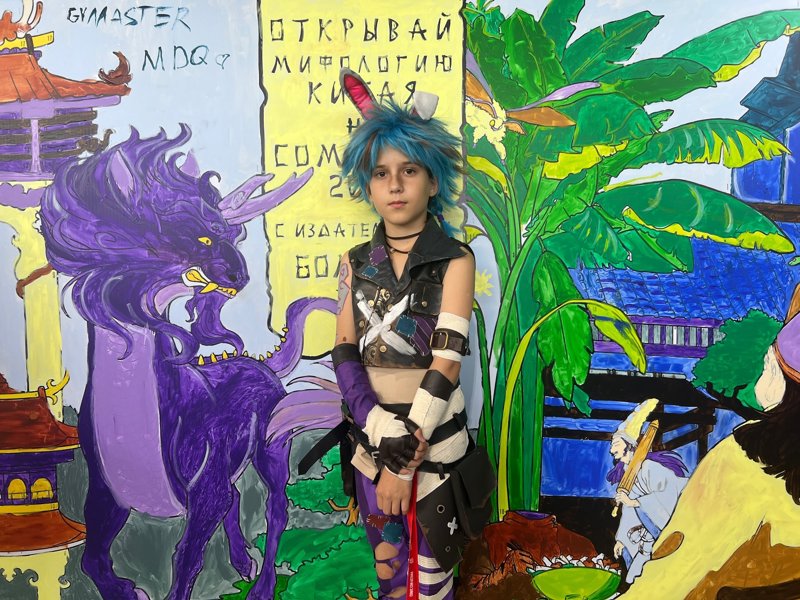 Young cosplayers bring favorite characters to life at Comic Con in Astana Arcane