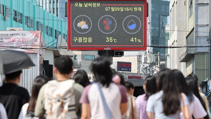 Heat wave in South Korea
