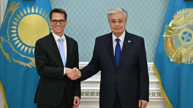 Мемлекет басшысы Швейцария Ұлттық банкін басқарушылар кеңесінің төрағасын қабылдады