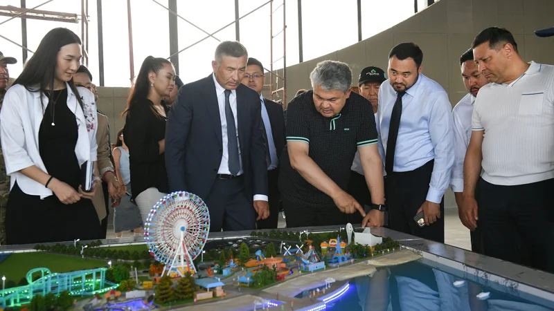 вице-премьер Ермек Кошербаев ознакомился с туристической инфраструктурой Капшагайского водохранилища