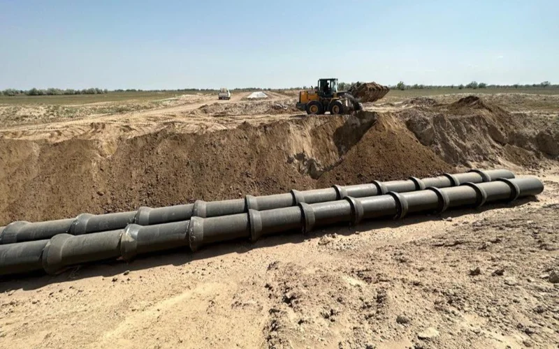 На 91% завершена реконструкция дренажных систем в одном из районов Жамбылской области