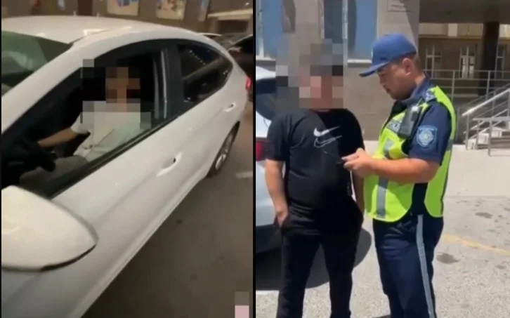 Подросток без прав управлял автомобилем в Туркестане