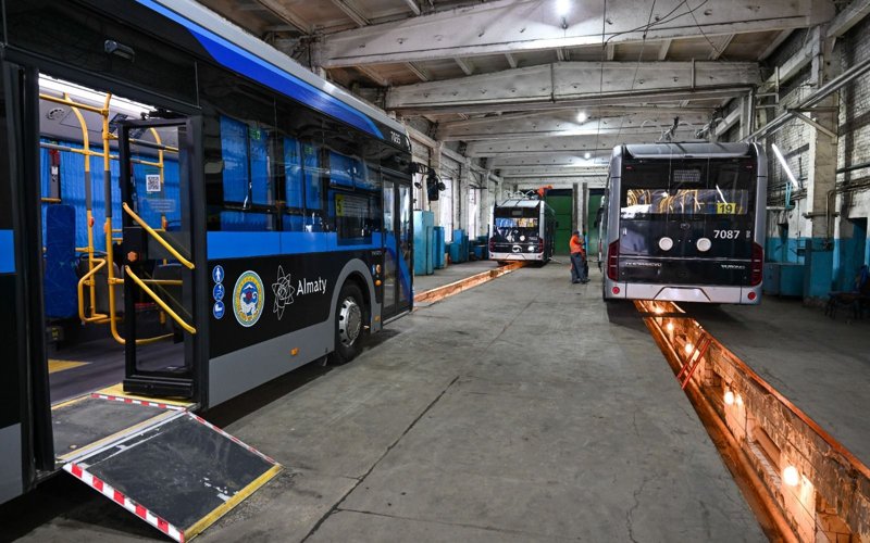 Алматыда бірнеше автобус парктері және тролейбус паркі жаңартылады Алматыда бірнеше автобус парктері және тролейбус паркі жаңартылады