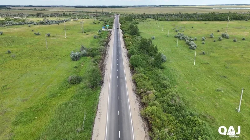 Впервые за 40 лет отремонтировали дорогу в Костанайской области