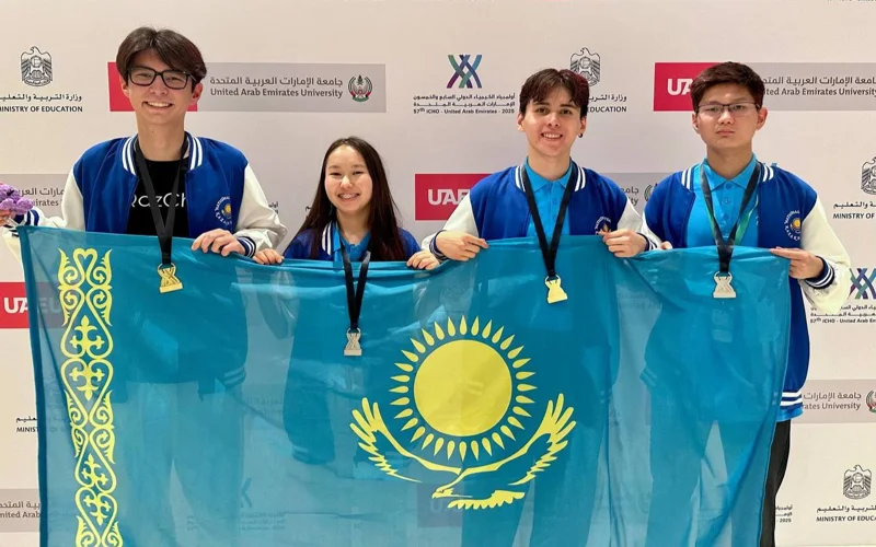 Kazakh students sweep 4 medals at IChO-2025