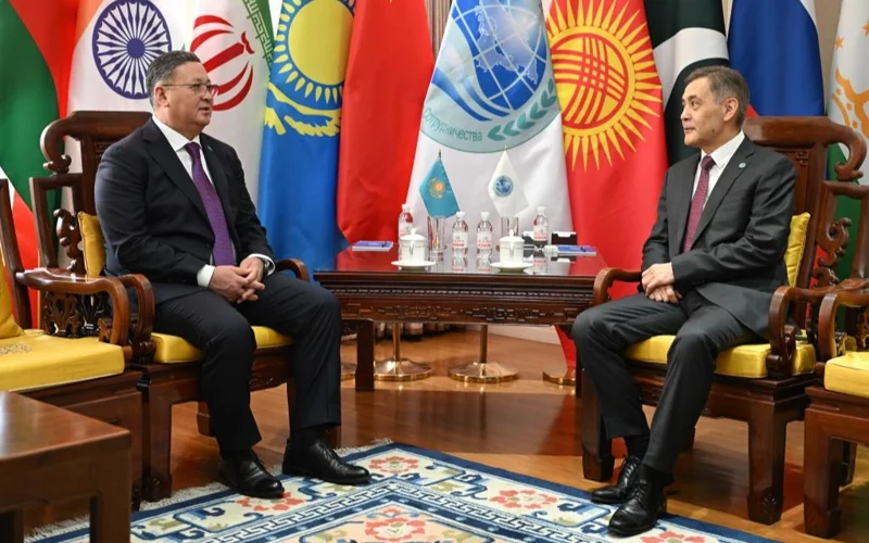 FM Nurtleu visits SCO Headquarters in Beijing