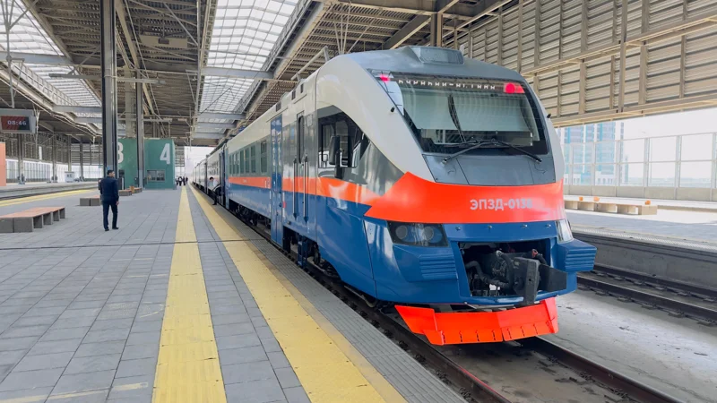 New electric train launched from Astana to Burabay