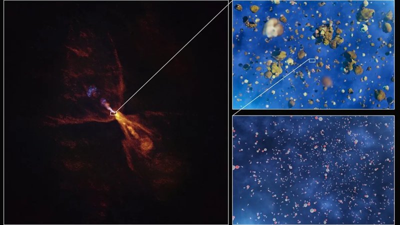 Planetary system forms