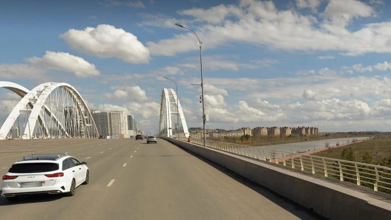 Участок проезда под мостом Арыс перекрыли в Астане