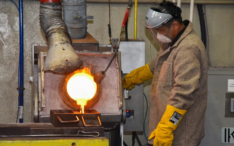 Плавка золота