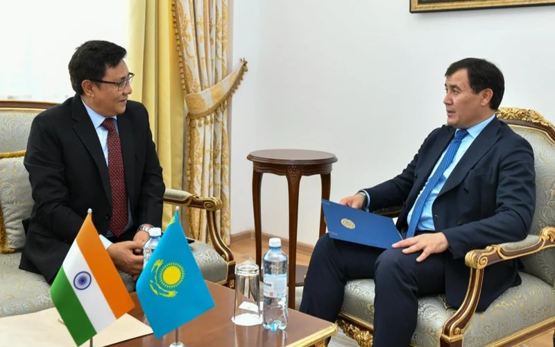 India’s new ambassador to Kazakhstan delivers copies of letters of credence
