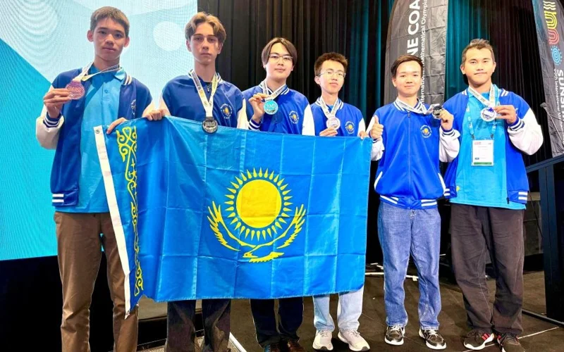 Qazaqstandyq oqýshylar álemdegi eń bedeldi olımpıadada 6 medal jeńip aldy
