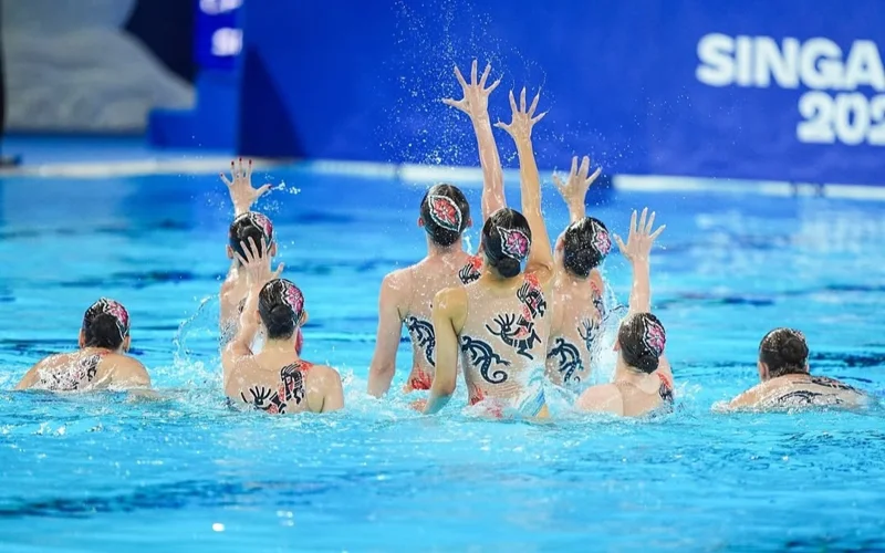 Казахстан вошел в топ-10 на ЧМ по артистическому плаванию