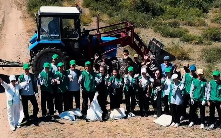 «Taza Qazaqstan»: Ulytaýda 3520 tonna qoqys jınaldy