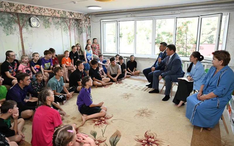 Президент Әкімшілігінің комиссиясы «Бағанашыл» балалар үйіне барды 