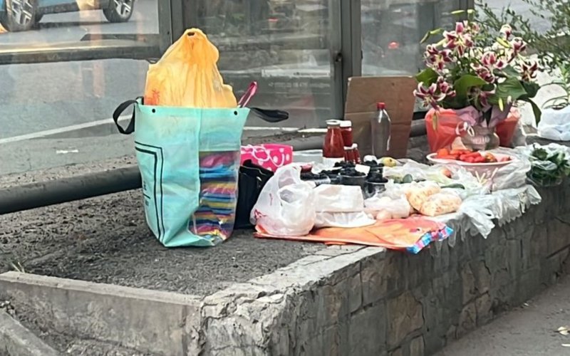 Стихийная торговля в Алматы Стихийная торговля в Алматы